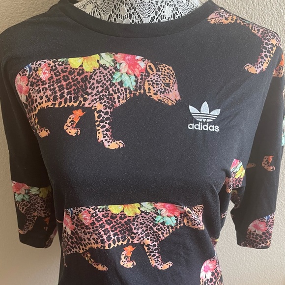 Rare Adidas X Farm Oncada leopard print dress S - Picture 4 of 4